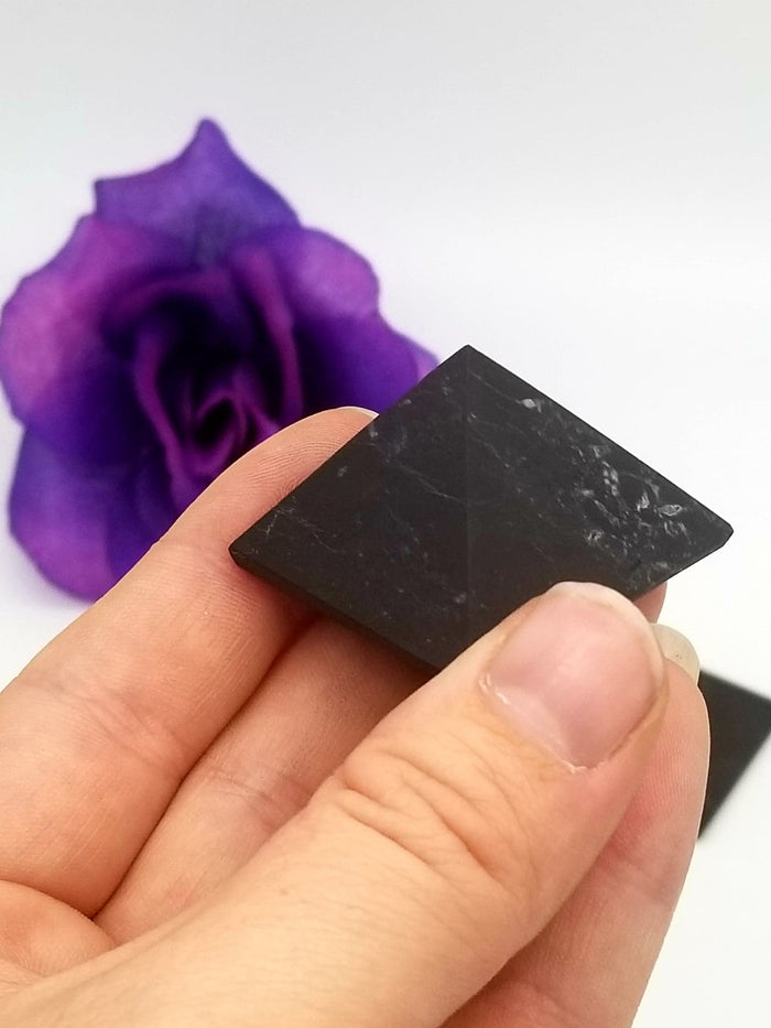 1" Shungite Pyramid (Unpolished)