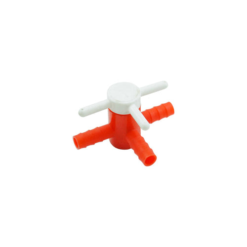 3-way valve red white - Milcotec