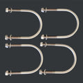 4 U-hangers for round post - Milcotec