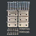 6 brackets and expansion bolts - Milcotec