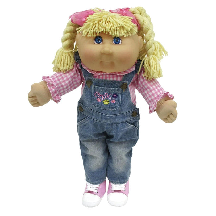 A2 OAA03-23-1 Pink Gingham Shirt/Jean Overalls