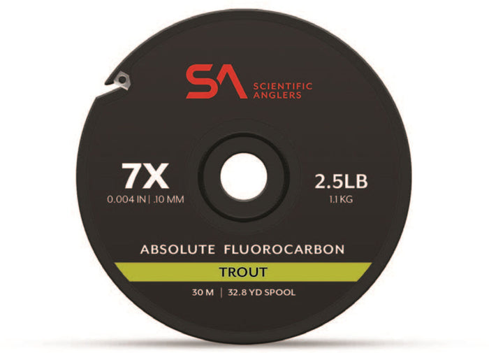 Absolute Fluorocarbon Tippet - Trout - 30 m