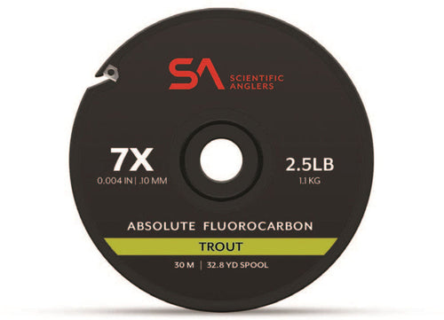 Absolute Fluorocarbon Tippet - Trout - 30 m