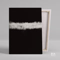Black & White Minimalist Modern Wall Art, Abstract Canvas Art Painting - Fora #8. Black and white abstract art, Large Abstract Painting, Modern Abstract Painting, oil hand painting, office wall art, original abstract, textured art, Living room wall art, Modern interior wall art