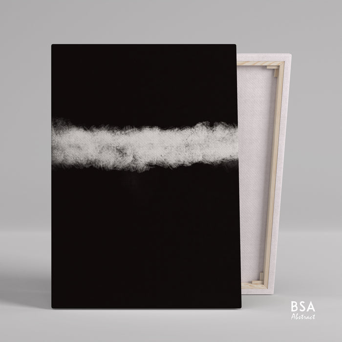 Black & White Minimalist Modern Wall Art, Abstract Canvas Art Painting - Fora #8. Black and white abstract art, Large Abstract Painting, Modern Abstract Painting, oil hand painting, office wall art, original abstract, textured art, Living room wall art, Modern interior wall art