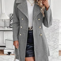 Aria | Women's A-Line Coat Dress – Sleeveless Midi Coat Elegant Style