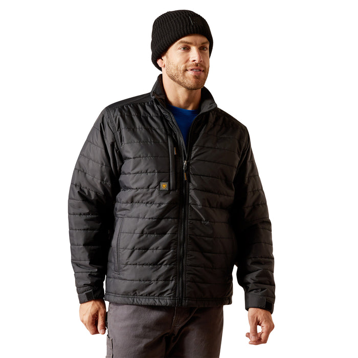 Ariat Men's Rebar Cordura Ripstop Lightweight Insulated Jacket Jackets & Coats Ariat Black 2XL Reg