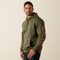 Ariat Men's Rebar Graphic Hoodie Sweatshirts & Hoodies Ariat Grape Leaf/Dried Herb 2XL Reg