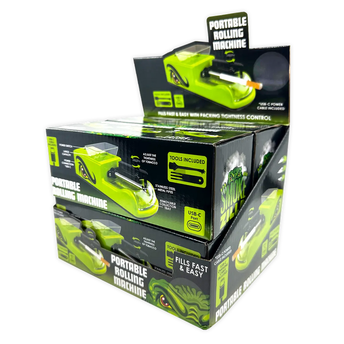 Automatic Tobacco Rolling Machine - 4 Pieces Per Retail Ready Display 25916 - NOVELTY INC WHOLESALE
