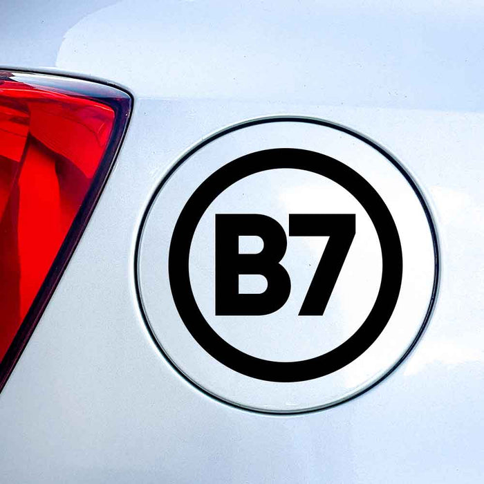 B7 Sticker Auto 10 cm