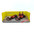 Bburago Ferrari SF-24 #16 Charles Leclerc & #55 Carlos Sainz 1:43 Twin Pack