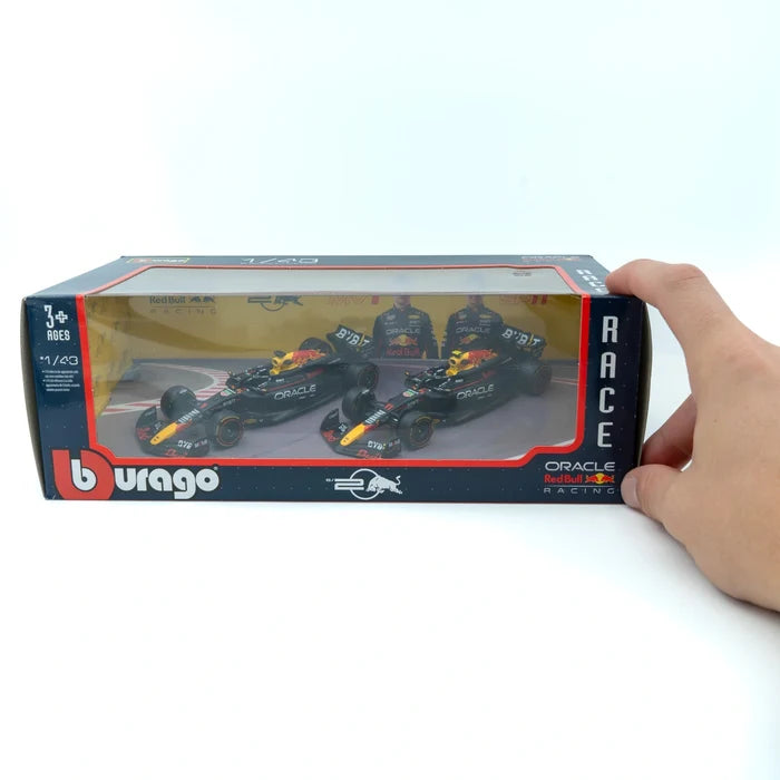 Bburago Red Bull Racing RB20 #1 Max Verstappen & #11 Sergio Pérez 1:43 Twin Pack