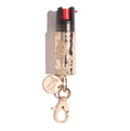 Blingsting® Pepper Spray: Gold Cowhide