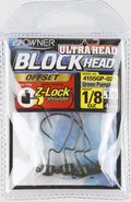 Block Head Offset Jig Head - 4/PK