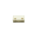 Block, white teflon on cord pull A3, used - Milcotec