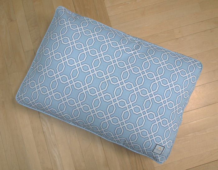 BLUE MOROCCAN DOG BED, Crate Cover - Bones Bizzness