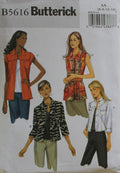 Butterick B5616, Misses Jackets, Uncut Sewing Pattern