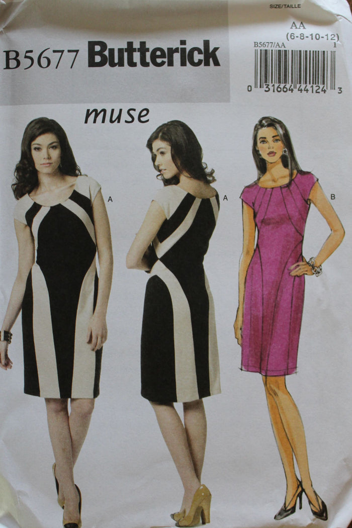 Butterick B5677 Misses Dresses, Uncut Sewing Pattern