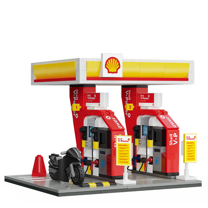 CaDA Shell Tankstation - Bouwset | C66028W