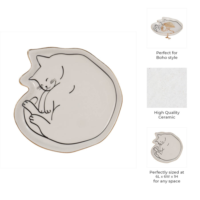 Cat Nap Trinket Tray