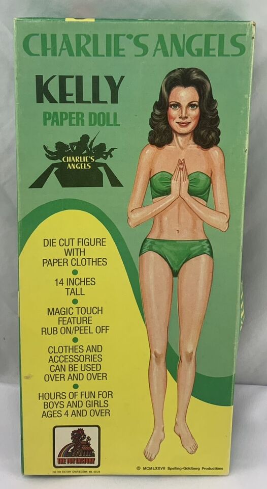 Charlie's Angels Kelly Paper Doll - 1977 - Good Condition