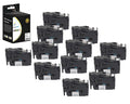 Compatible 12 Pack Brother TZe-131 Black on White Labeling Tapes