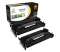 Compatible 2 Pack HP 87A CF287A Standard Yield Toner Cartridge