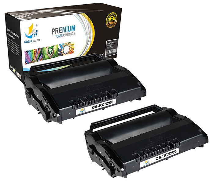 Compatible 2 Pack Ricoh 406683 Standard Yield Toner Cartridge