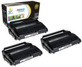 Compatible 3 Pack Ricoh 406683 Standard Yield Toner Cartridge