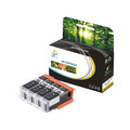 Compatible 4 Pack Canon PGI 250 Black High Yield Ink Cartridge