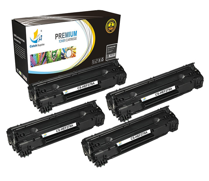Compatible 4 Pack HP 79A CF279A Standard Yield Toner Cartridge