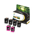 Compatible 6 Combo Pack HP 63XL High Yield Ink Cartridge