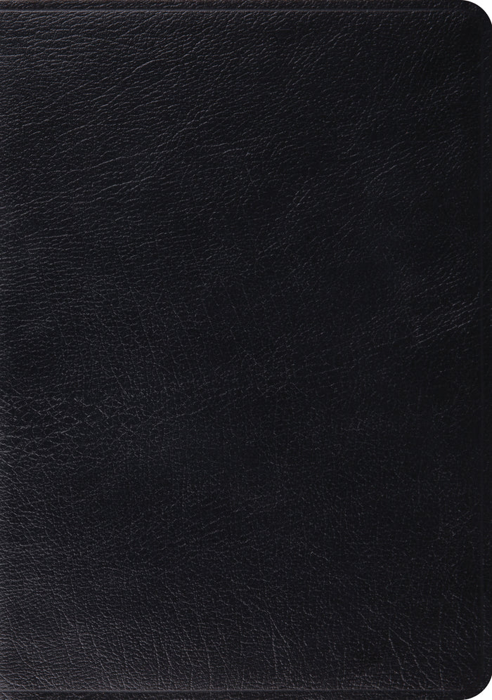 ESV Study Bible (Genuine Leather, Black) front cover (1023686475823)