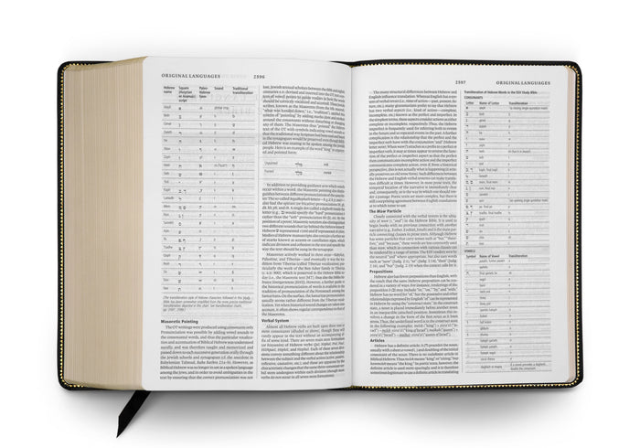 ESV Study Bible (Genuine Leather, Black) (1023686475823)