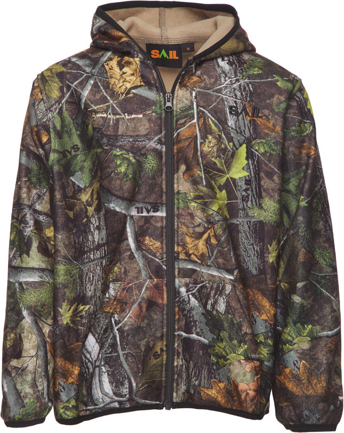 Fall Hunter Hunting Zip Hoodie - Junior