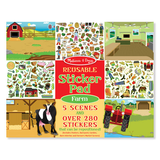 Farm Reusable Sticker Pad Melissa & Doug®