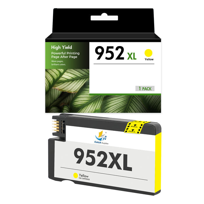 Firmware-Safe Compatible HP 952XL Color Ink Cartridges with Upgraded Chips, High Yield, 3-Pack / 1-Pack, for HP OfficeJet Pro 7740 and 8710 Printers