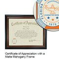 Florida Memorial University Certificate with Frame