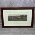 Framed Douglas Stork From Scent to View Hunt Scene, 42" x 27"
