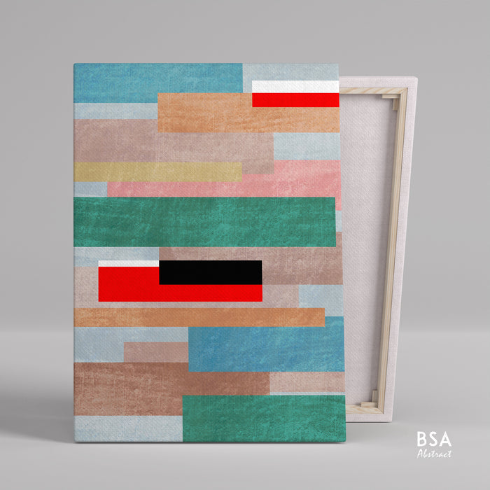 Geometric Modern Art, Abstract Canvas Art Painting - Fora #6. Large Abstract Painting, Modern Abstract Painting, oil hand painting, office wall art, original abstract, textured art, Living room wall art, Modern interior wall art