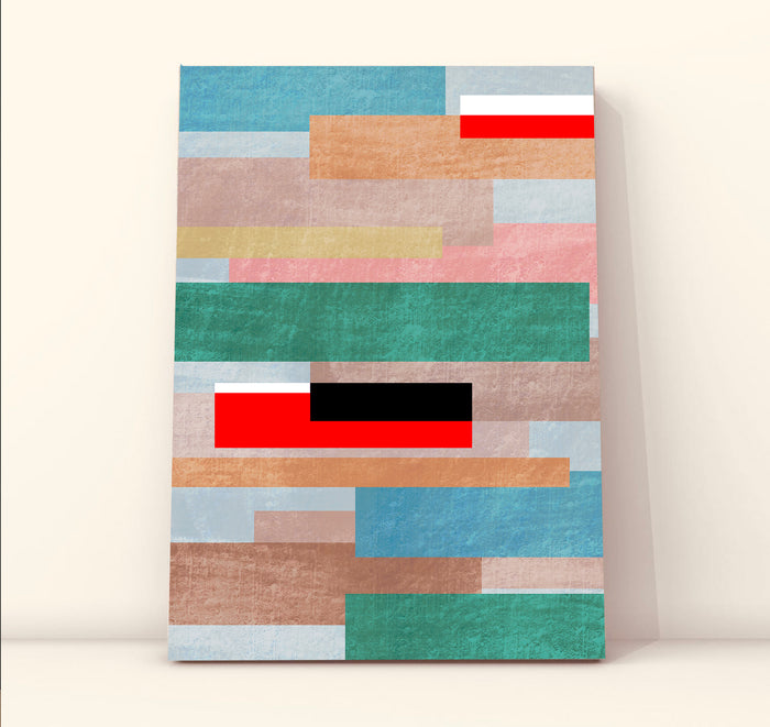 Geometric Modern Art, Abstract Canvas Art Painting - Fora #6. Large Abstract Painting, Modern Abstract Painting, oil hand painting, office wall art, original abstract, textured art, Living room wall art, Modern interior wall art
