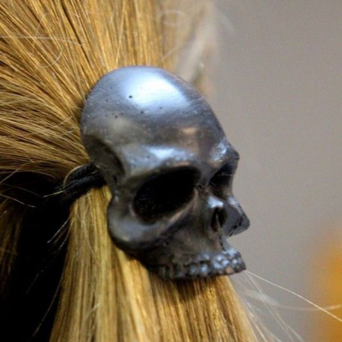 GLAM SKULL HAIR TIE - Alonna's Legging Land