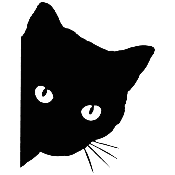 Gluur kat auto Sticker