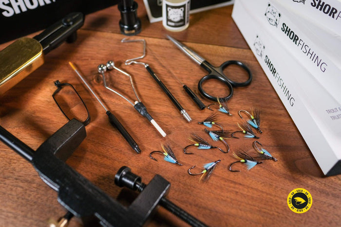 Gold Trout Fly Tying Kit