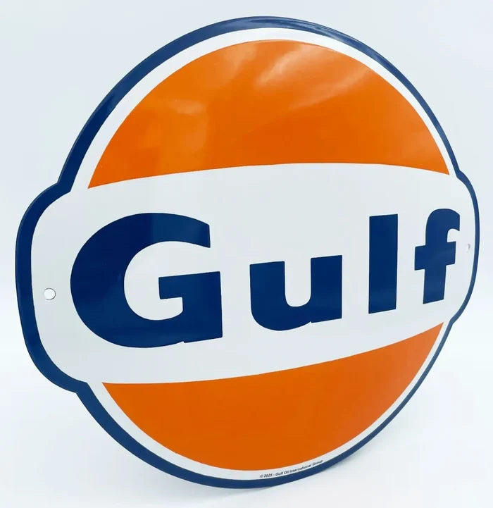 Gulf Emaille Bord 30 x 33 cm  | Gulf