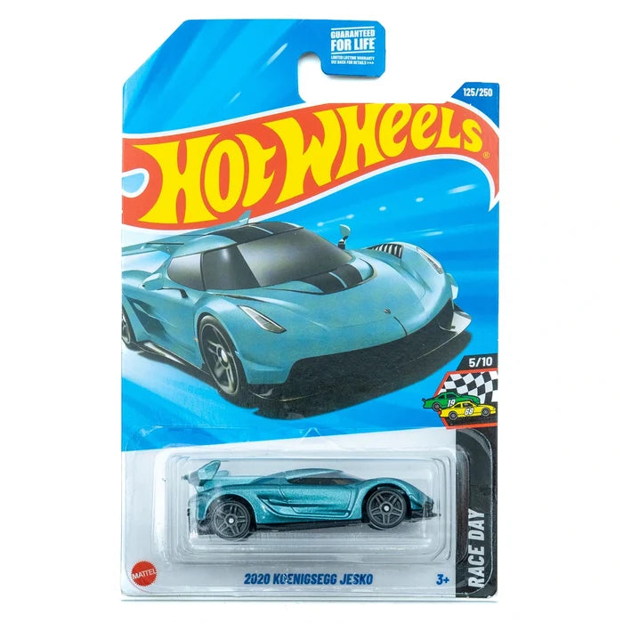 Hot Wheels 2020 Koenigsegg Jesko blauw VS | 125/250 (2025)