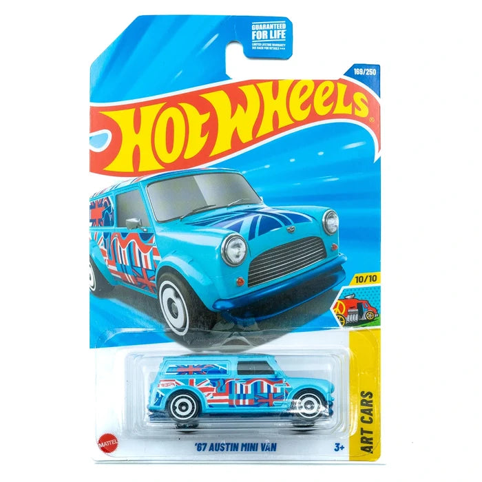 Hot Wheels '67 Austin Mini Van blauw VS | 169/250 (2025)