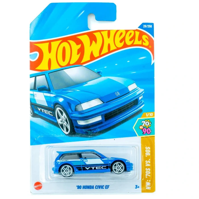 Hot Wheels '90 Honda Civic EF blauw VS | 28/250 (2025)