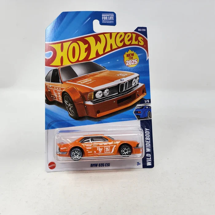 Hot Wheels BMW 635 CSi oranje VS | 185/250 (2025)