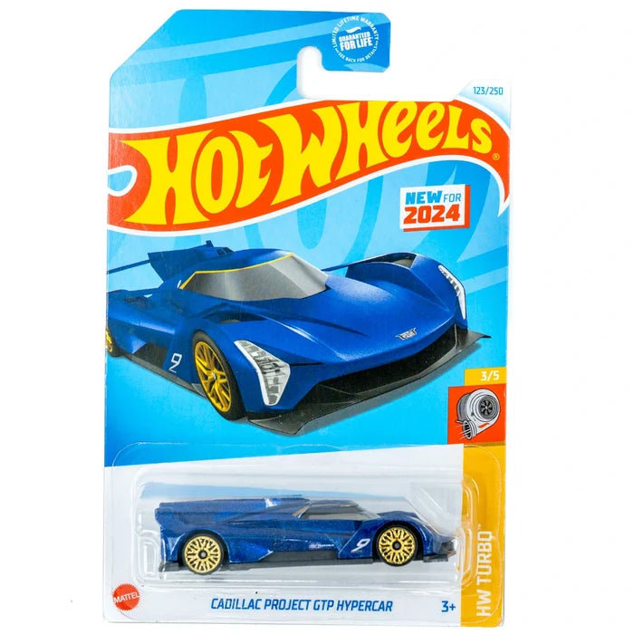 Hot Wheels Cadillac Project GTP Hypercar blauw VS | 123/250 (2024)
